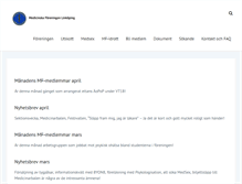 Tablet Screenshot of mflinkoping.se